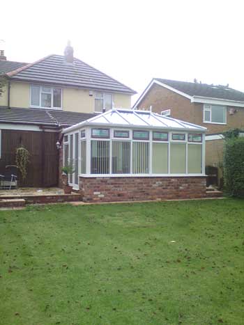 photo of conservatory fitted by Dudley Doors